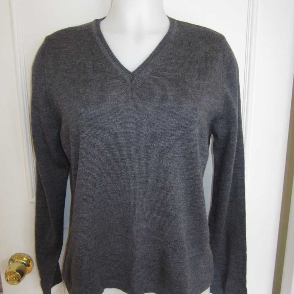 Alessandra Merino Wool V-neck Sweater